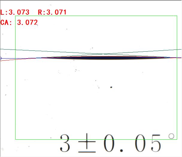 接觸角測量儀軟件，多種測試方法測試不同角度
