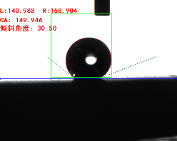 接觸角測(cè)量?jī)x實(shí)驗(yàn)記錄