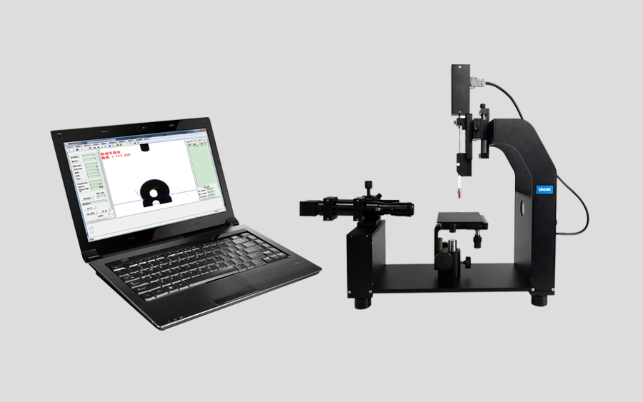 水滴角測量數(shù)據(jù)是否準確？晟鼎測試數(shù)據(jù)告訴您 